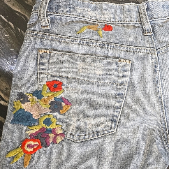 JOE'S JEANS 1971 women's flare leg embroidered denim - Picture 3 of 8